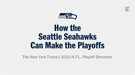 How the Seattle Seahawks Can Make the Playoffs: Through Week 18.